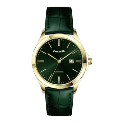 Crocodile CRDW5896.368 Green Dial Leather Strap Women Watch